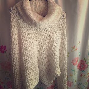Ivory cowl neck sweater